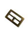 Boucle métal bronze 2 ardillons passage 7 cm