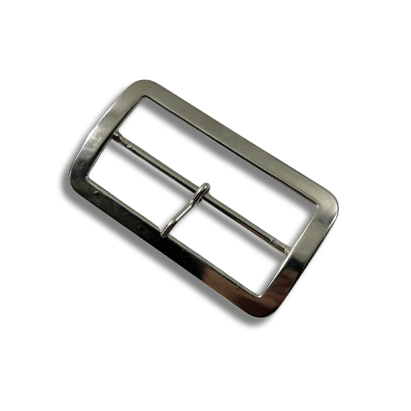 Boucle métal argent passage 8 cm Boucle métal argent passage 8 cm