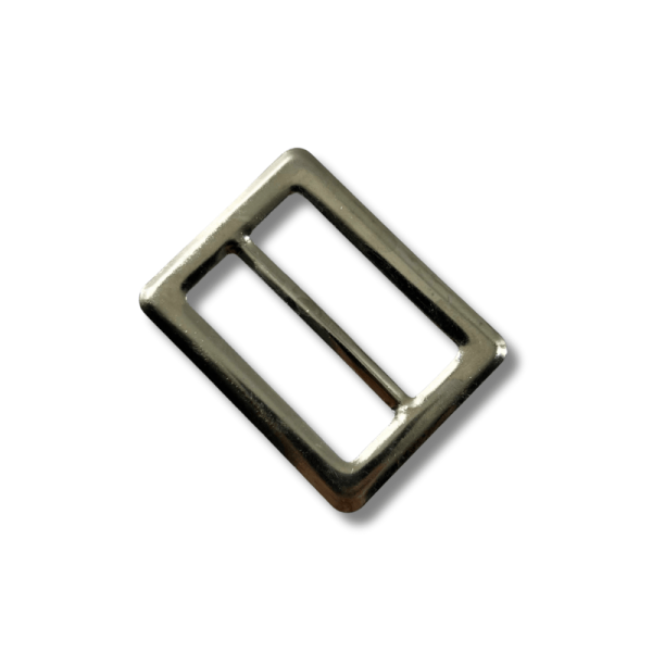 Boucle métal argent sans ardillon passage 5 cm Boucle métal argent sans ardillon passage 5 cm