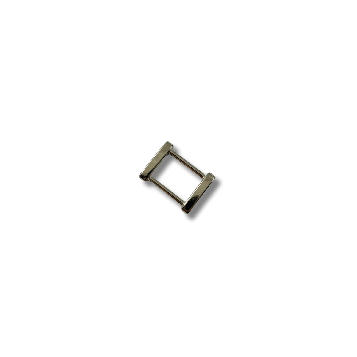 Anneau métal argent carré passage 1,2 cm