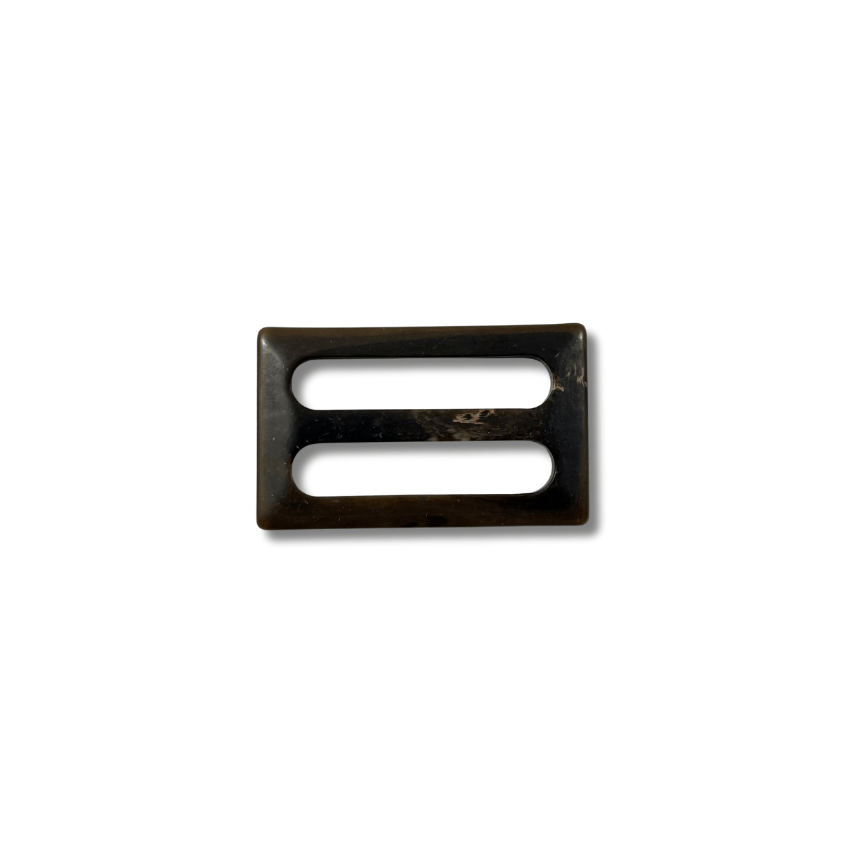 Boucle plastique marron passage 5 cm