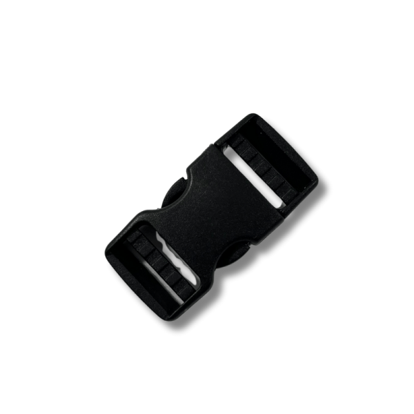 Boucle à clip plastique - Noir - passage 20 mm Boucle à clip plastique - Noir - passage 20 mm