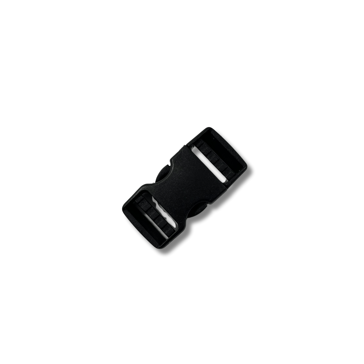 Boucle à clip plastique - Noir - passage 20 mm