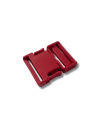 Boucle à clip plastique YKK - Rouge - passage 38 mm