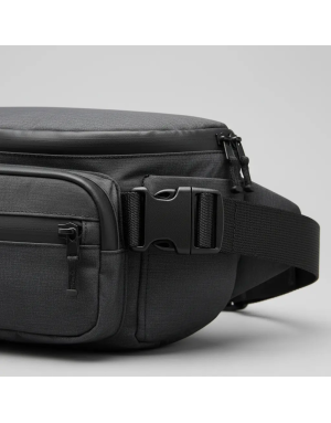 Boucle à clip plastique - Noir - passage 25 mm