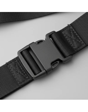 Boucle à clip plastique - Noir - passage 25 mm