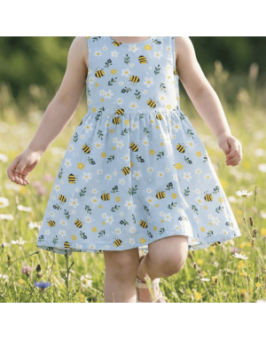 Tissu popeline Coton imprimé - elza Tissus