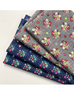 Tissu popeline Coton imprimé - elza Tissus